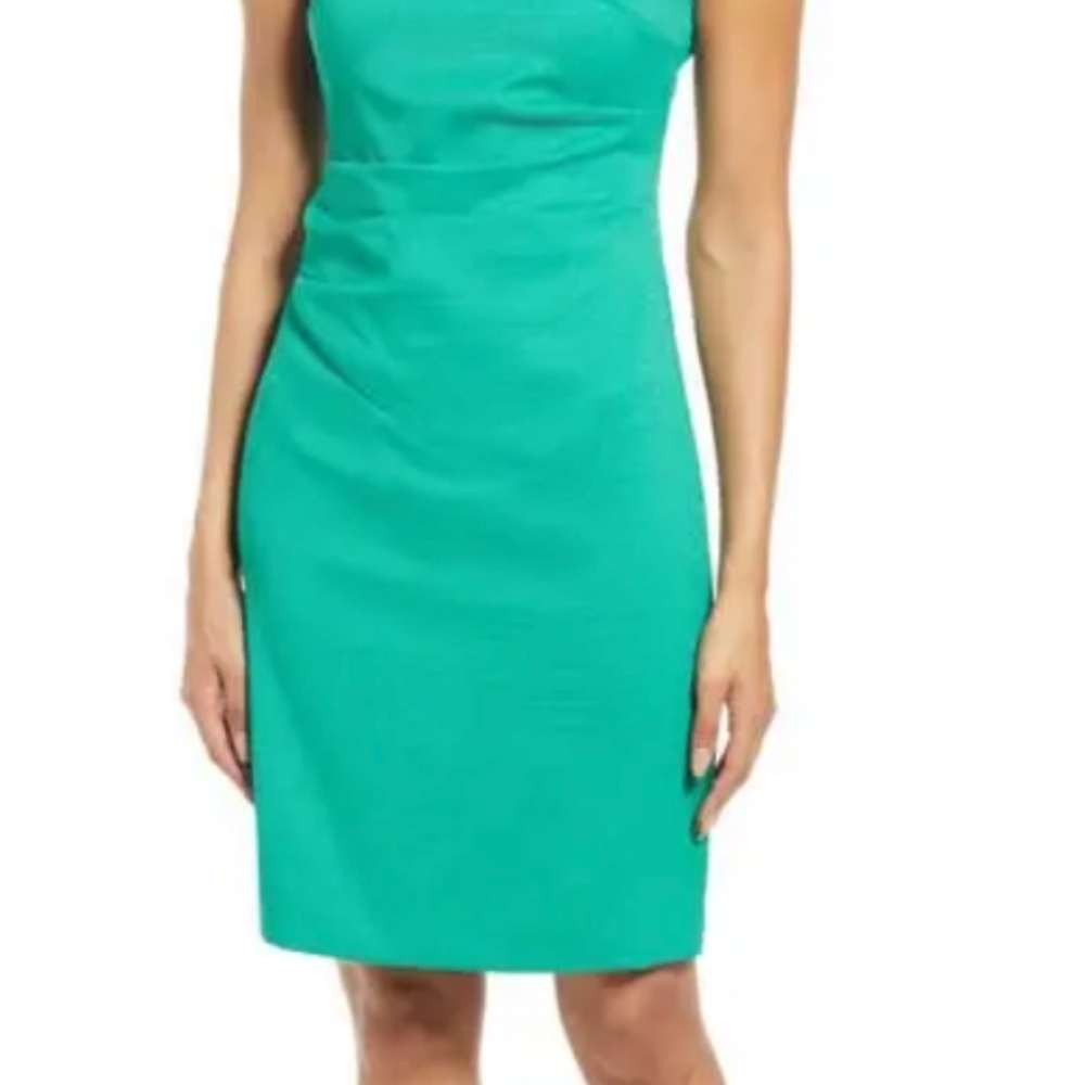 HARPER ROSE  Sleeveless Sheath Dress - Green Size 14